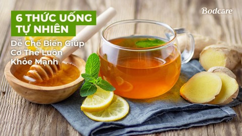 6 Thức Uống Tự Nhiên Dễ Chế Biến Giúp Cơ Thể Luôn Khỏe Mạnh