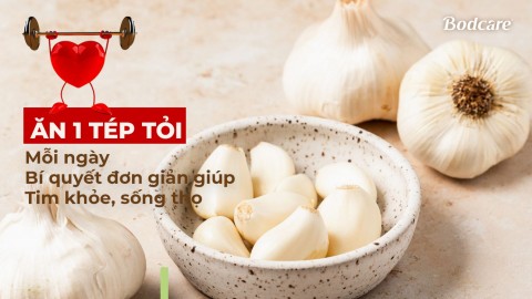 Ăn 1 tép tỏi mỗi ngày – Bí quyết đơn giản giúp tim khỏe, sống thọ