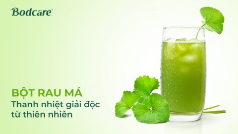 Bột Rau Má - thanh nhiệt giải độc từ thiên nhiên