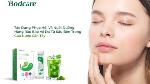 Tác Dụng Phục Hồi Và Nuôi Dưỡng Hàng Rào Bảo Vệ Da Từ Sâu Bên Trong Của Nước Cần Tây