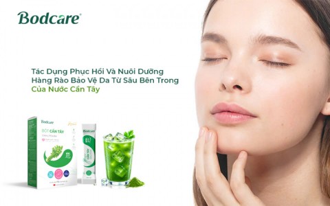 Tác Dụng Phục Hồi Và Nuôi Dưỡng Hàng Rào Bảo Vệ Da Từ Sâu Bên Trong Của Nước Cần Tây
