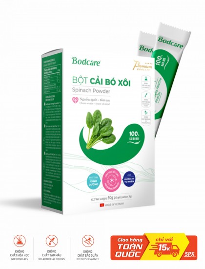 Bột cải bó xôi